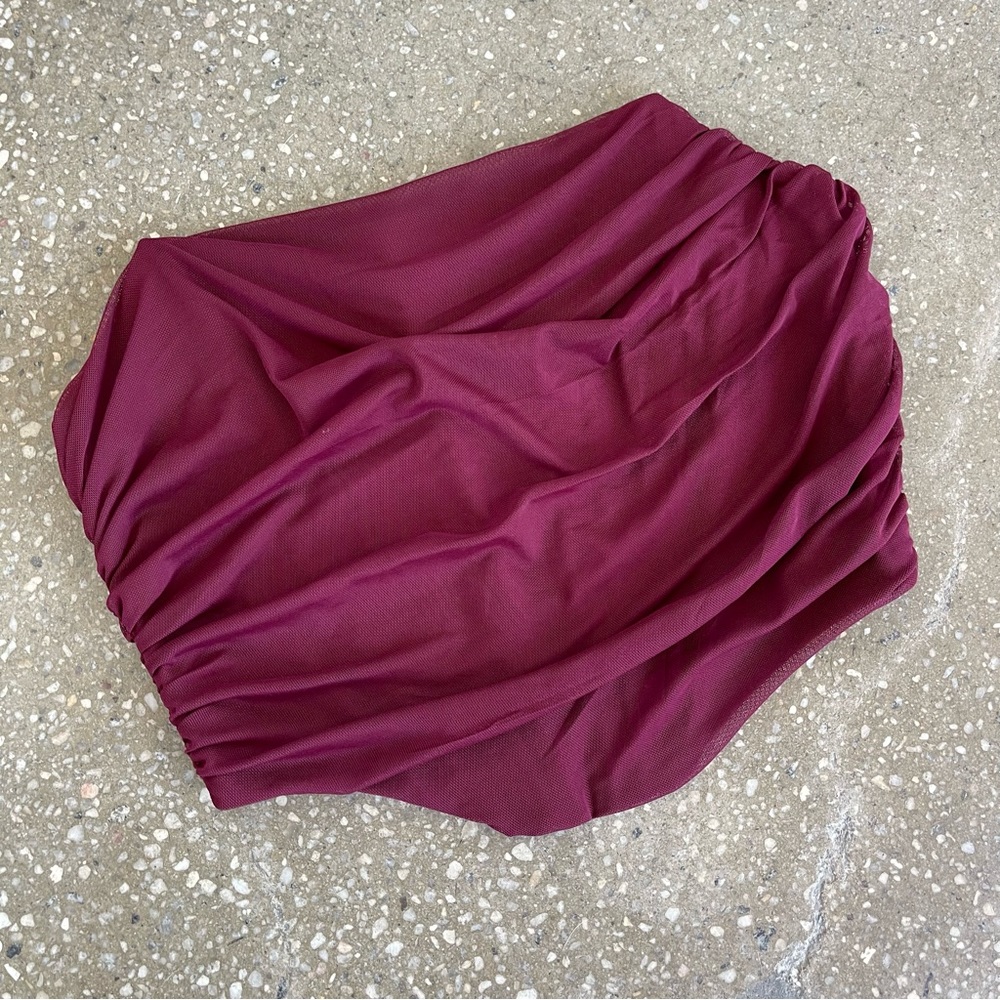 Amazon Fashion Maroon Red Corset Top size S